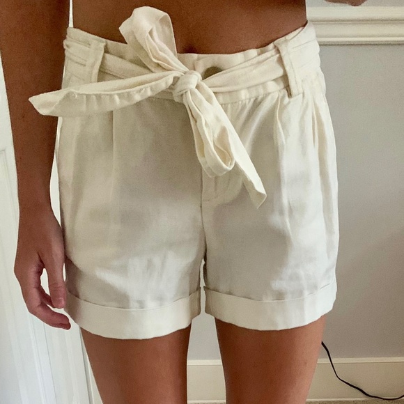 high waisted safari shorts